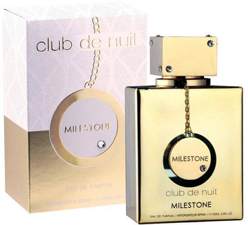 Armaf Club De Nuit Milestone for Unisex Eau de Parfum perfume bottle and packaging