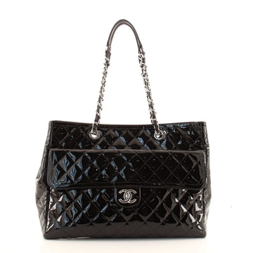 Coco Shine Tote Quilted Patent Large - Free Shipping USA