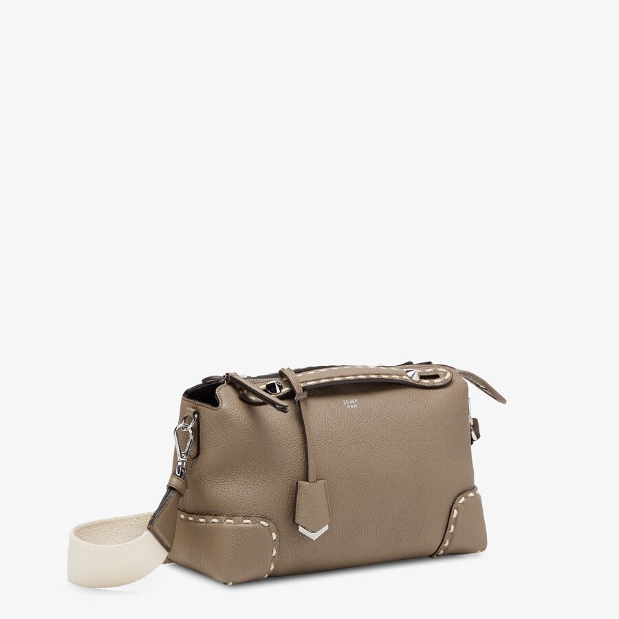 Fendi Full Grain Leather Boston Bag - Free Shipping USA