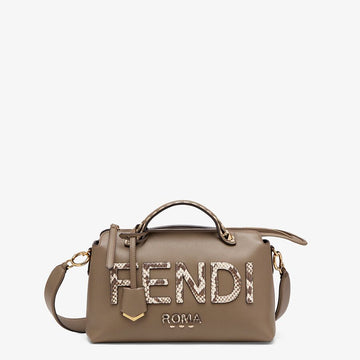 Fendi Leather And Elaphe Boston Bag - Free Shipping USA
