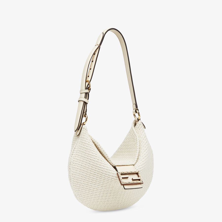 Fendi Small Croissant Cotton Bag - Free Shipping USA