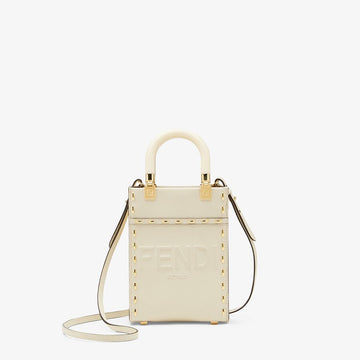 Fendi White Leather Mini Bag - Free Shipping USA