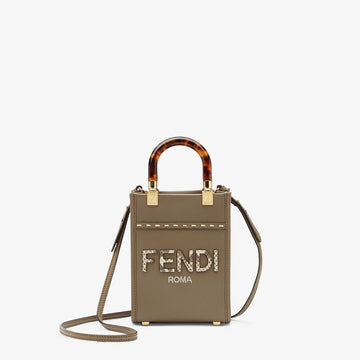 Fendi Leather And Elaphe Mini-bag - Free Shipping USA