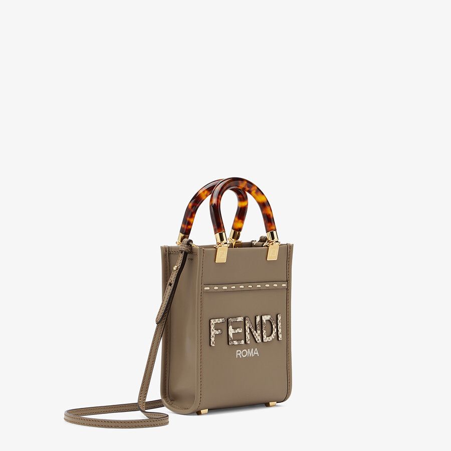 Fendi Leather And Elaphe Mini-bag - Free Shipping USA