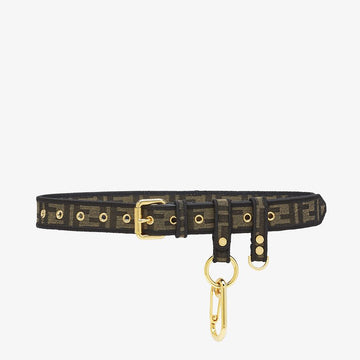Fendi Brown Fabric Belt - Free Shipping USA