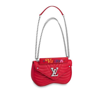 Louis Vuitton NEW WAVE CHAIN BAG MM Scarlet-red Ecarlate - Free Shipping USA
