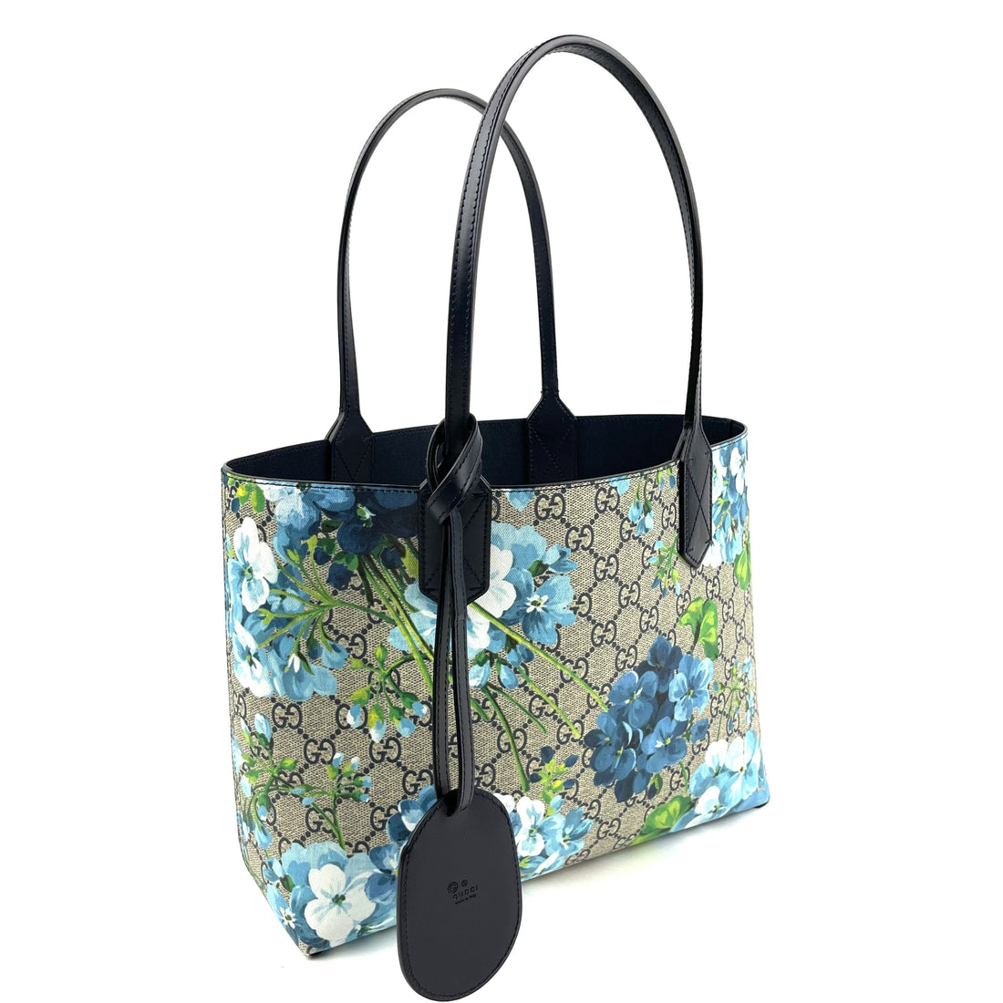 GUCCI Small Reversible GG Blooms Tote - Free Shipping USA