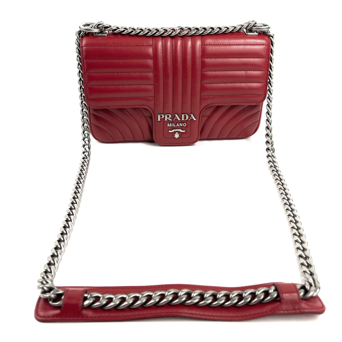 PRADA Medium Soft Calf Diagramme Bag - Free Shipping USA
