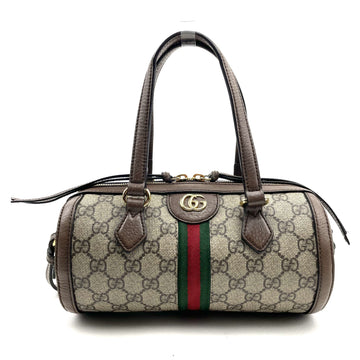 GUCCI Small GG Supreme Ophidia Boston Bag - Free Shipping USA
