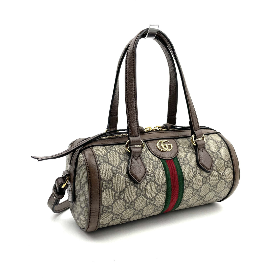 GUCCI Small GG Supreme Ophidia Boston Bag - Free Shipping USA