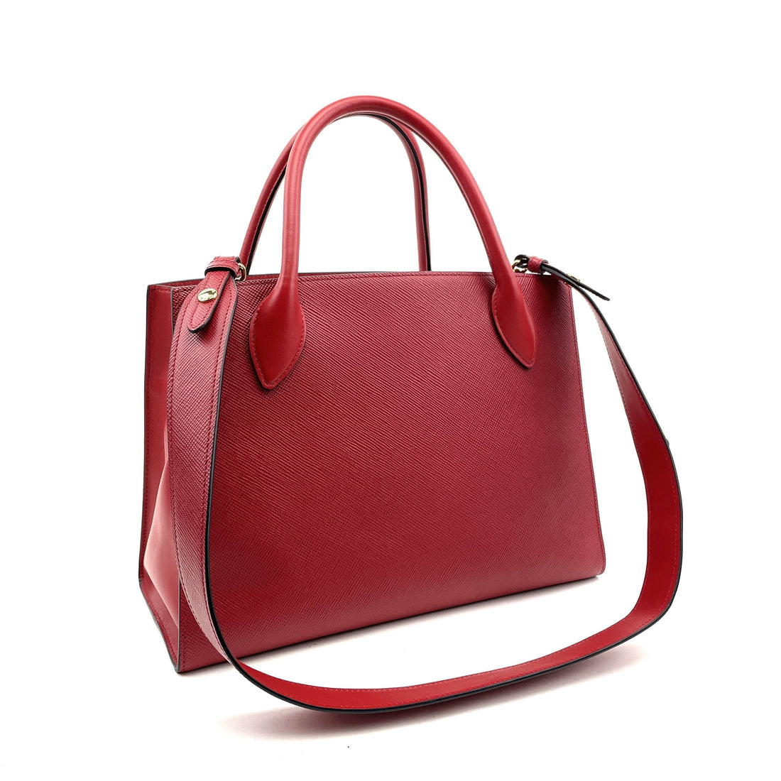 PRADA Medium Saffiano Cuir Monochrome Tote - Free Shipping USA