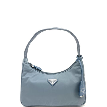 PRADA Re-Edition 2000 Nylon Mini Bag Blue - Free Shipping USA