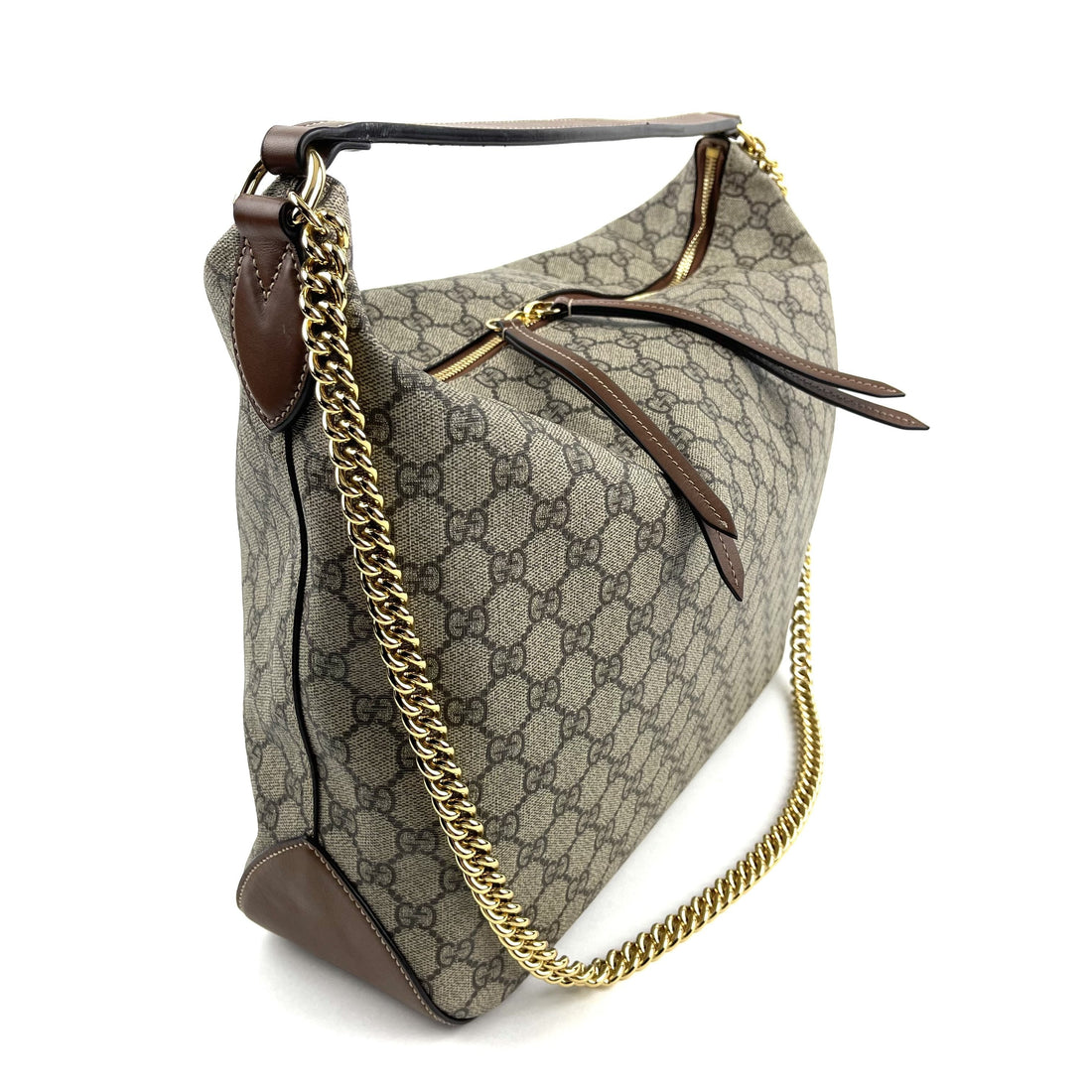 GUCCI GG Supreme Large Linea Hobo - Free Shipping USA