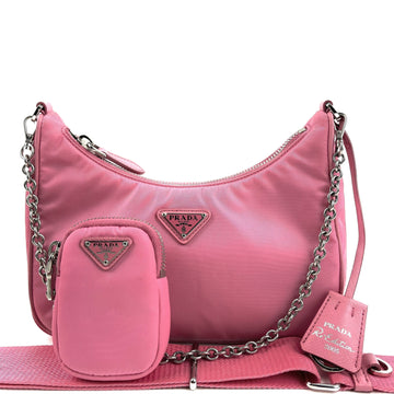 PRADA Re-Edition 2005 Pink Bag Multi - Free Shipping USA