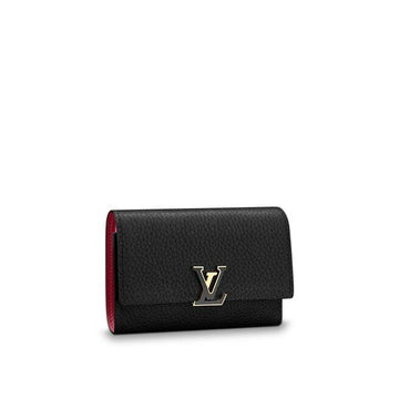Louis Vuitton CAPUCINES COMPACT WALLET NOIR - Free Shipping USA