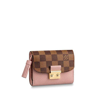 Louis Vuitton CROISETTE COMPACT WALLET Magnolia Pink - Free Shipping USA