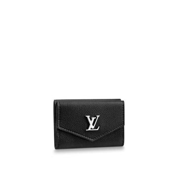 Louis Vuitton LOCKMINI WALLET BLACK - Free Shipping USA