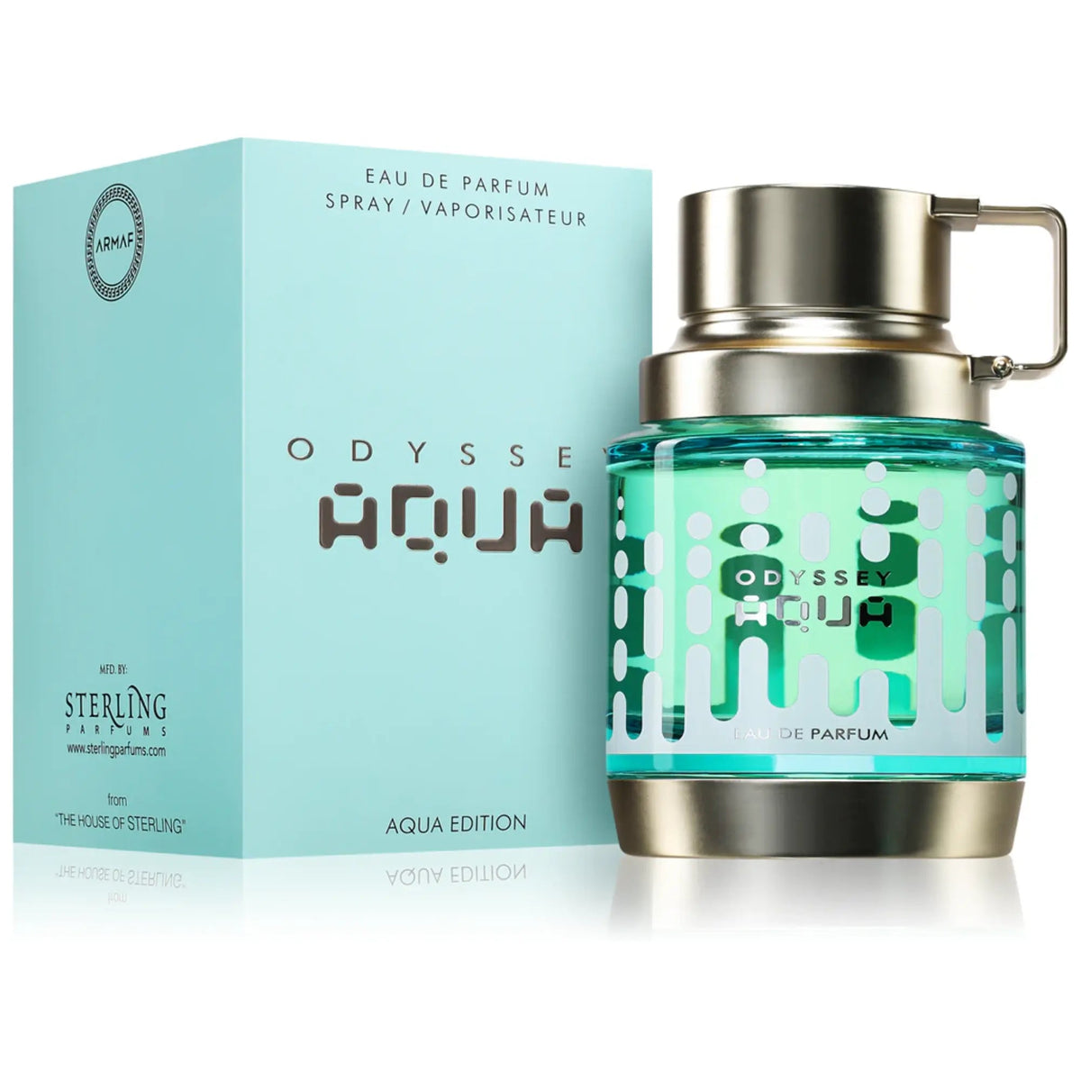 Armaf Odyssey Aqua Edition for Men Eau de Parfum perfume bottle and packaging