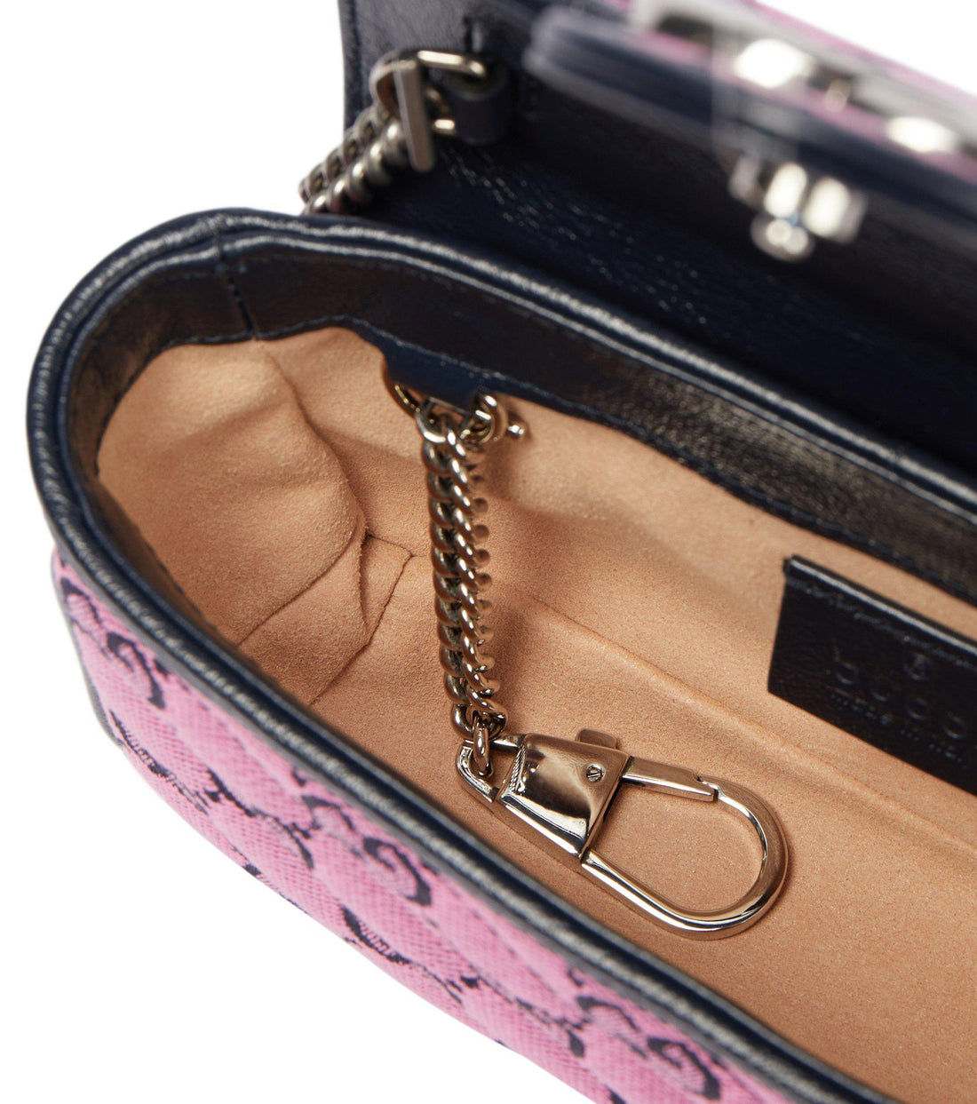 Gg Marmont Multicolor Super Mini Shoulder Bag Pink - Free Shipping USA