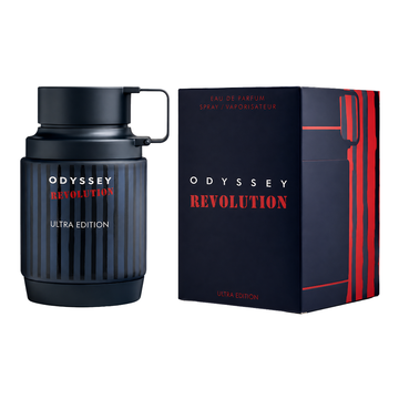 Odyssey - Revolution Ultra Edition by Armaf for Men Eau de Parfum perfume bottle and packaging