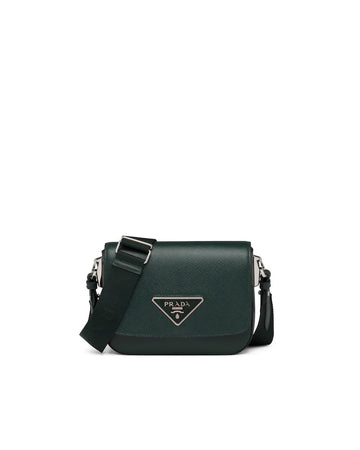 Saffiano Leather Prada Identity Shoulder Bag - Free Shipping USA