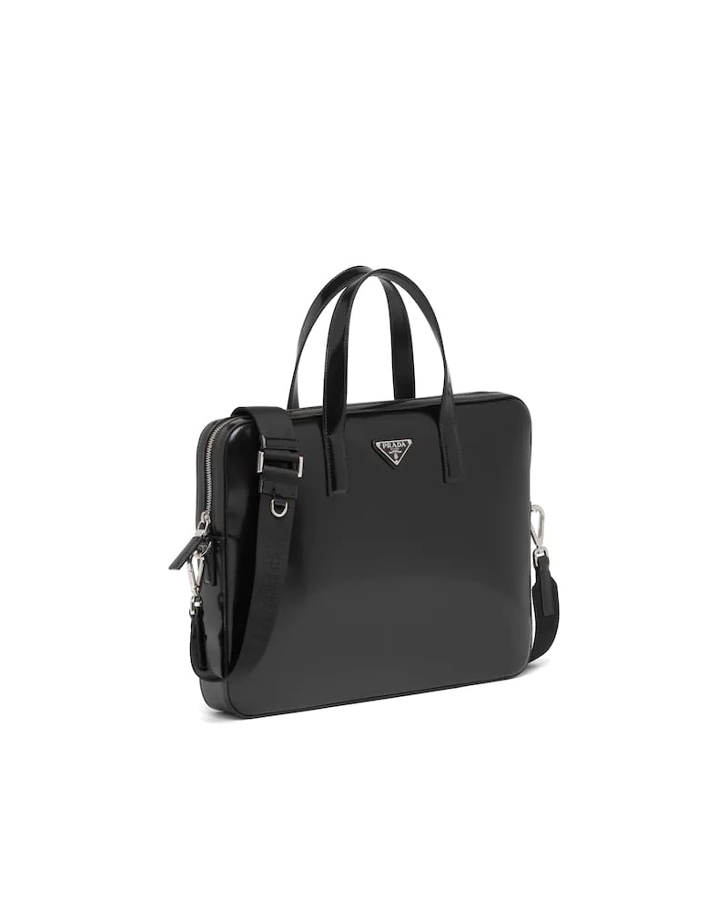 Prada Brushed Leather Briefcase - Free Shipping USA