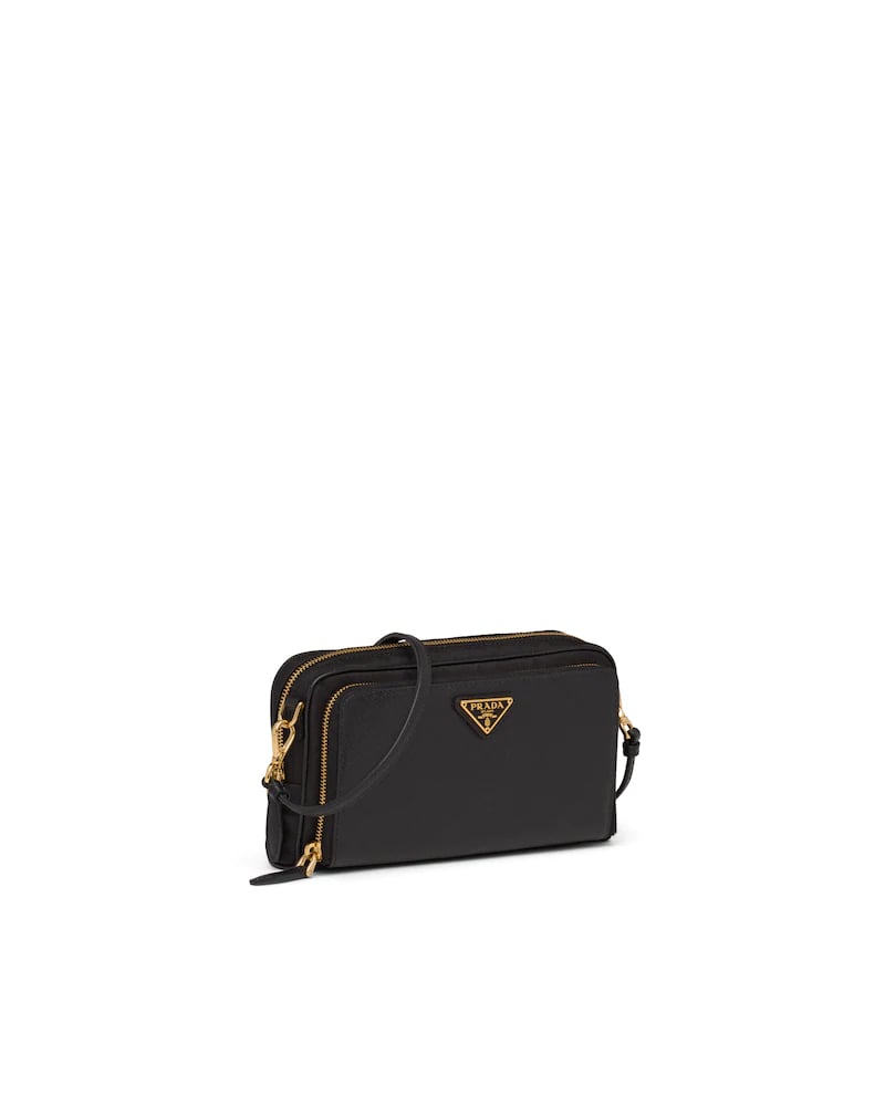 Prada Nylon And Saffiano Leather Mini-bag - Free Shipping USA