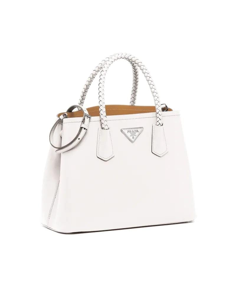 Prada Double Medium Leather Handbag - Free Shipping USA