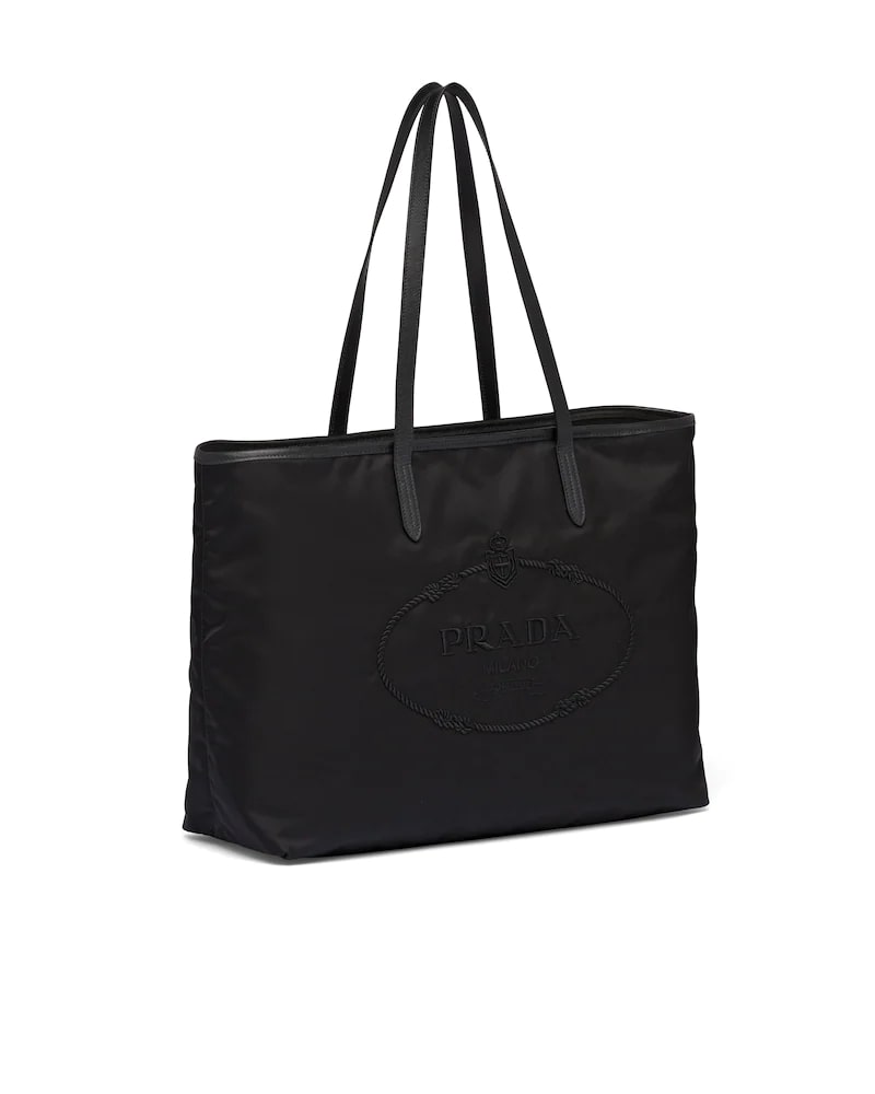 Prada Saffiano Leather And Nylon Tote - Free Shipping USA