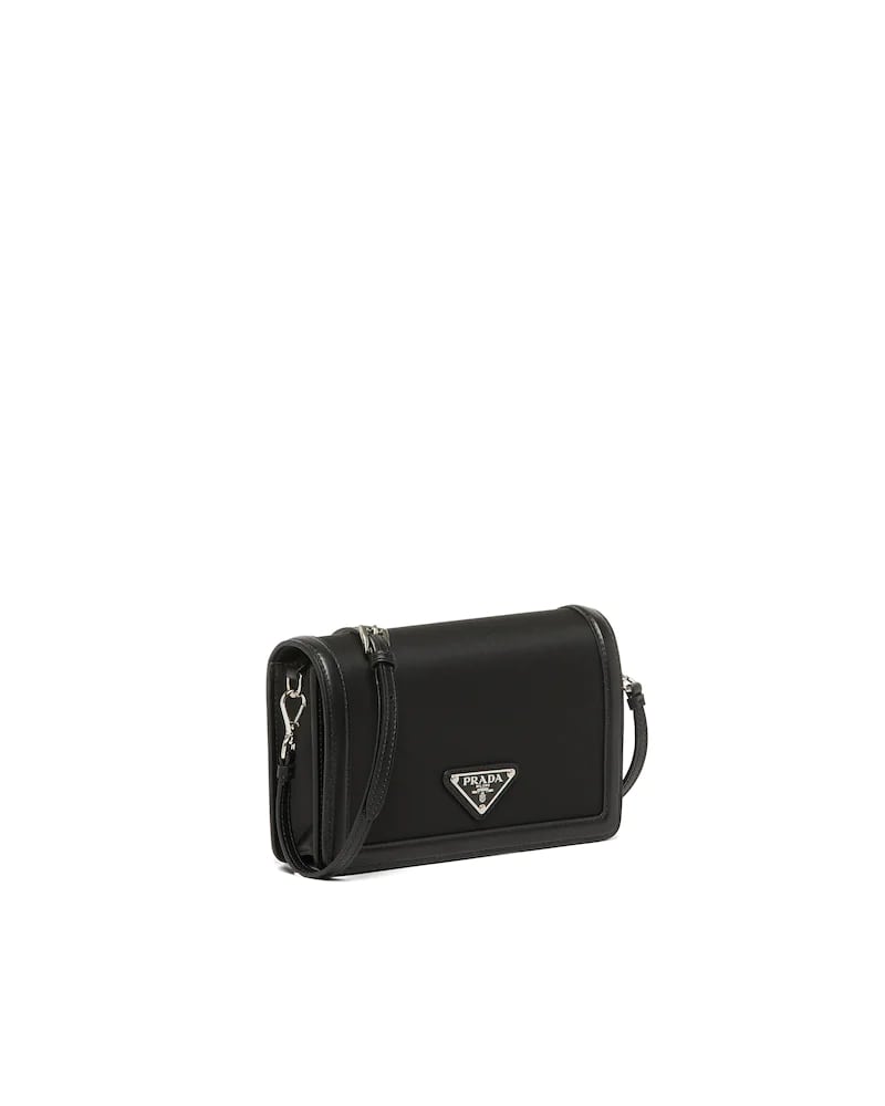 Prada Nylon And Leather Mini-bag - Free Shipping USA
