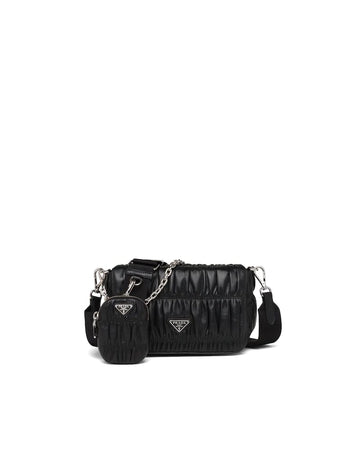 Gaufré Nappa Leather Shoulder Bag - Free Shipping USA