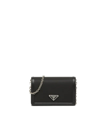 Prada Nylon And Leather Mini-bag - Free Shipping USA