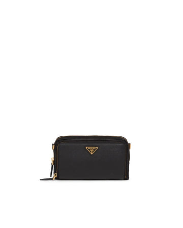 Prada Nylon And Saffiano Leather Mini-bag - Free Shipping USA