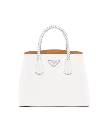 Prada Double Medium Leather Handbag - Free Shipping USA