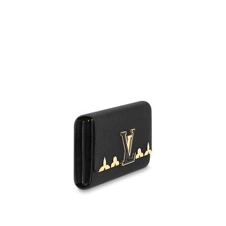 Louis Vuitton CAPUCINES WALLET Black - Free Shipping USA