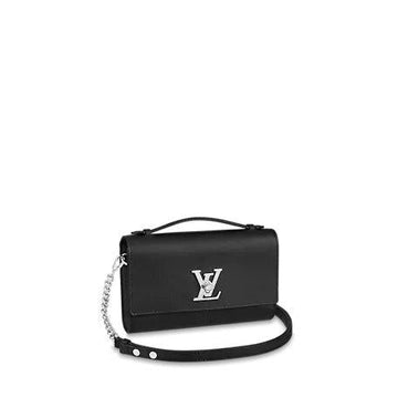 Louis Vuitton LOCKME CLUTCH Black - Free Shipping USA