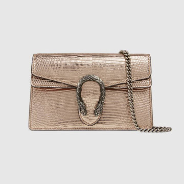 US Exclusive Dionysus lizard super mini bag Gold Leather - Free Shipping USA