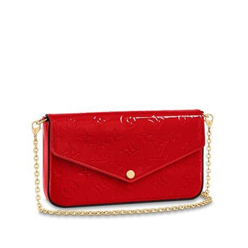 Louis Vuitton FÉLICIE POCHETTE Cerise Red - Free Shipping USA