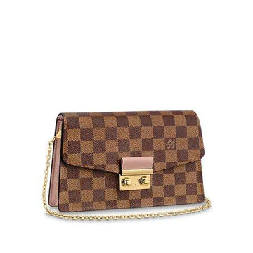 Louis Vuitton CROISETTE CHAIN WALLET Magnolia Pink - Free Shipping USA