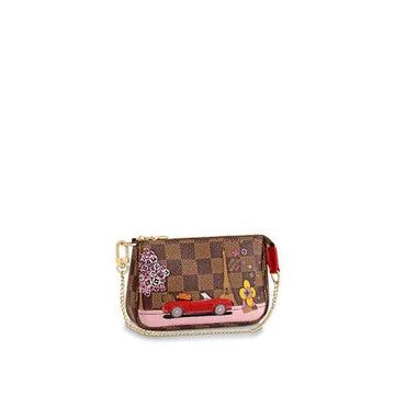 Louis Vuitton MINI POCHETTE ACCESSOIRES Red - Free Shipping USA