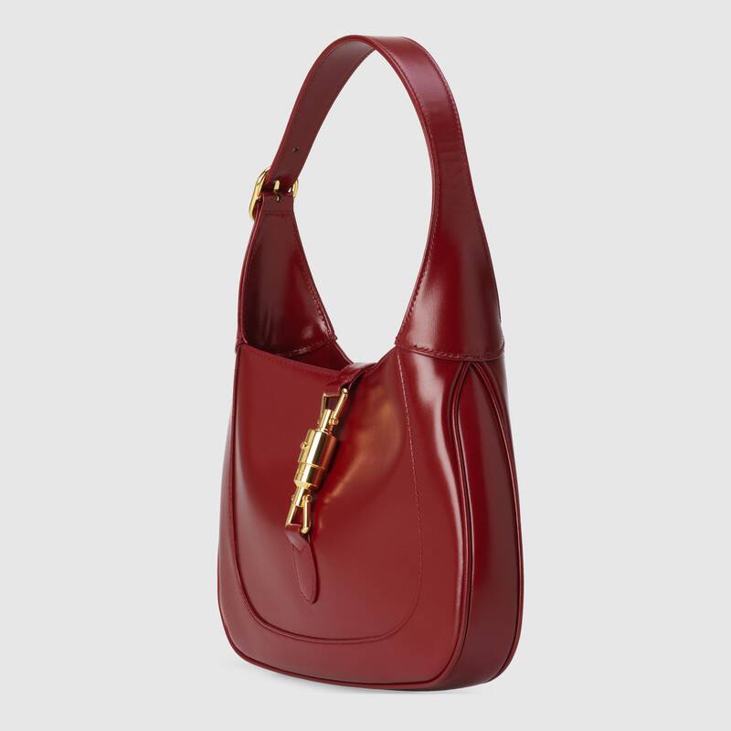 Jackie 1961 small shoulder bag Red leather - Free Shipping USA
