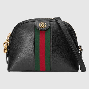 Ophidia small shoulder bag Black Leather - Free Shipping USA