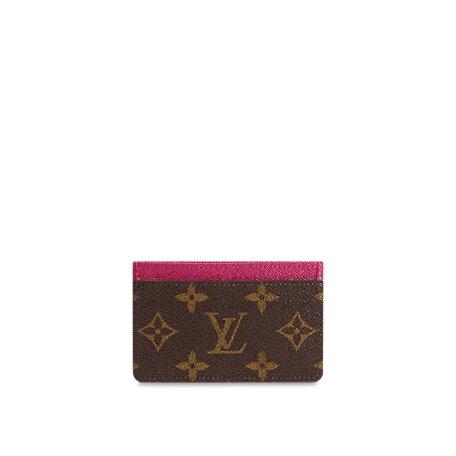 Louis Vuitton CARD HOLDER Fuchsia Pink - Free Shipping USA