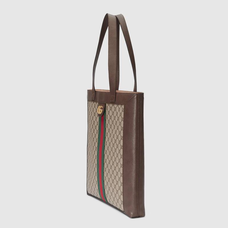 Ophidia soft GG Supreme large tote Brown leather - Free Shipping USA