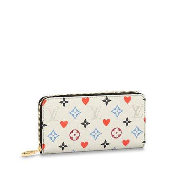 Louis Vuitton Game On Zippy Wallet White - Free Shipping USA