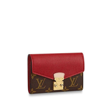 Louis Vuitton PALLAS COMPACT WALLET Cerise Red - Free Shipping USA