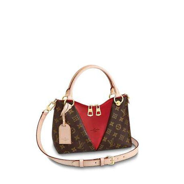 Louis Vuitton V TOTE BB Cerise Red - Free Shipping USA