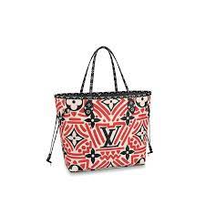 Louis Vuitton CRAFTY NEVERFULL MM Red - Free Shipping USA
