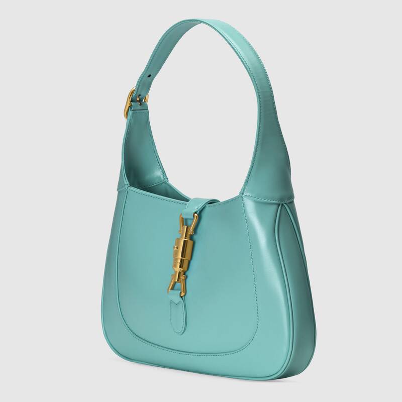Jackie 1961 Small Shoulder Bag Light Blue Leather - Free Shipping USA