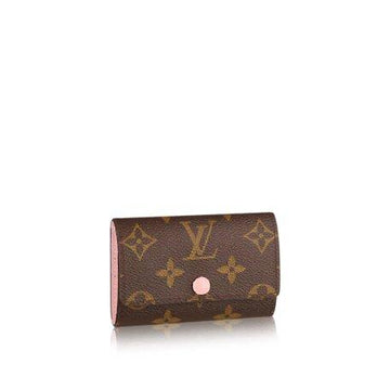Louis Vuitton 6 KEY HOLDER Rose Ballerine - Free Shipping USA